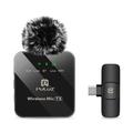 Puluz PU646B Professionel Trådløs clip-on Mikrofon til (USB-C) - sort