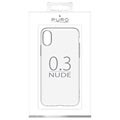 Puro 0.3 Nude iPhone XR TPU Cover - Gennemsigtig