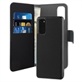 Puro 2-i-1 Samsung Galaxy S20 Magnetisk Pung Taske - (Open Box - Fantastisk stand) - Sort