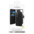 Puro 2-i-1 Magnetisk Samsung Galaxy S22+ 5G Pung - Sort