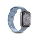 Apple Watch Series Ultra 3/2/Ultra/11/10/9/8/SE 3/(2022)/7/SE/6/5/4/3/2/1 Puro Icon Silikone Rem - 49mm/46mm/45mm/44mm/42mm - Lyseblå