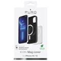 Puro Icon Mag iPhone 13/14 Silikone Cover - Sort