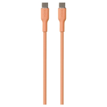 Puro Icon Soft USB-C / USB-C-kabel - 1,5 m - ferskenfarvet