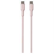 Puro Icon Soft USB-C / USB-C-kabel - 1,5 m - pink