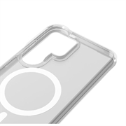 Samsung Galaxy S26 Ultra Puro Lite Mag Hybrid Cover - Hvid / Gennemsigtig