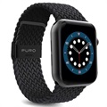 Puro Loop Apple Watch Series Ultra/8/SE (2022)/7/SE/6/5/4/3/2/1 Rem - 49mm/45mm/44mm/42mm - Sort