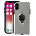 Puro Magnet Ring iPhone X Cover - Gennemsigtig