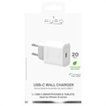 Puro Mini 20W USB-C Strømforsyning - Hvid