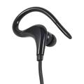 Q10 Sports Earhook Bluetooth Høretelefoner m/mikrofon - Sort