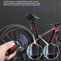 Q100 cykelalarm med fjernbetjening og RGB-advarselslys - 135dB