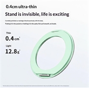 Q11 Ultratyndt, trefoldigt, magnetisk ringstativ - grøn