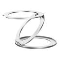 Q11 Ultratyndt, trefoldigt, magnetisk ringstativ - sølv