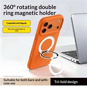 Q11 Ultratyndt, trefoldigt, magnetisk ringstativ - hvid