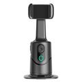 Q12 AI-telefonstativ med automatisk sporing, gestusstyring og Bluetooth - sort