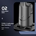 Q12 AI-telefonstativ med automatisk sporing, gestusstyring og Bluetooth - sort