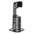 Q12 AI-telefonstativ med automatisk sporing, gestusstyring og Bluetooth - sort
