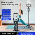 Q14 AI Smart Tracking-telefonstativ med Bluetooth-fjernbetjening - sort