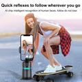 Q14 AI Smart Tracking-telefonstativ med Bluetooth-fjernbetjening - sort