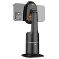 Q15 AI Smart Tracking-telefonstativ med køler til livestreaming - sort