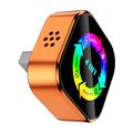 Q1A 4-i-1 trådløs CarPlay/Android Auto-adapter med AirPlay og MirrorLink - Orange / Farverig