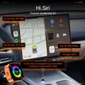 Q1A 4-i-1 trådløs CarPlay/Android Auto-adapter med AirPlay og MirrorLink - Orange / Farverig