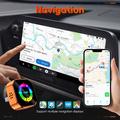 Q1A 4-i-1 trådløs CarPlay/Android Auto-adapter med AirPlay og MirrorLink - Orange / Farverig