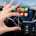 Q1A trådløs CarPlay / Android Auto-adapter med AirPlay - sort