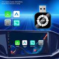 Q1AS 4-i-1 trådløs CarPlay- og Android Auto-adapter med AirPlay/MirrorLink - sort
