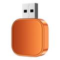 Q1AS Diamond Cut 4-i-1 trådløs Android Auto- og CarPlay-adapter - Guld / orange
