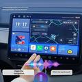 Q1BVS Diamantformet 4-i-1 trådløs CarPlay/Android Auto-adapter