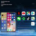 Q1BVS Diamantformet 4-i-1 trådløs CarPlay/Android Auto-adapter