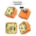 Q1BVS Diamantformet 4-i-1 trådløs CarPlay/Android Auto-adapter