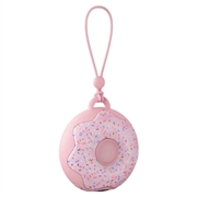 Q32 Donutformet håndvarmer 4000mAh - lyserød