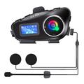 Q58Max motorcykelhjelm med Bluetooth-intercom-headset og FM-radio - rækkevidde på 500m
