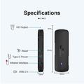 Q8 Android 14 Smart TV-stick med stemmefjernbetjening og skærmdeling