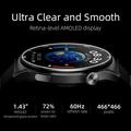 QCY GT2 S3 Smartwatch med Bluetooth håndfri opkald - sort