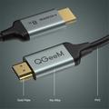 QGeeM 48Gbps HDMI 2.1-kabel - 8K Ultra HD