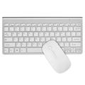 QH-001 2.4GHz Tastatur & Mus - Trådløst Kombo - USB-A (Engelsk layout) - sølv