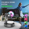 QI2.2 25W magnetisk trådløs opladningsstation med Bluetooth-højttaler og RGB