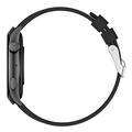 QX10 1,43" AMOLED-skærm Bluetooth-opkald Sundhedsovervågning Smart Watch - Sort