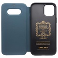 Qialino Classic View iPhone 12/12 Pro Flip Lædercover - Blå