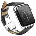 Apple Watch Series Ultra/8/SE (2022)/7/SE/6/5/4/3/2/1 Qialino Læder Armbånd - 49mm/45mm/44mm/42mm