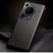 Huawei Pura 70 Ultra Qialino Smart View Flip Lædercover - Klassisk - Sort