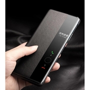 Huawei Pura 70 Ultra Qialino Smart View Flip Lædercover - Klassisk - Sort
