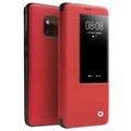 Qialino Smart View Huawei Mate 20 Pro Læder Cover - Rød