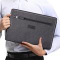 Qialino Vandafvisende Nano-Textile Laptop Sleeve med håndtagsstrop - 13" - Grå