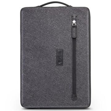 Qialino Vandafvisende Nano-Textile Laptop Sleeve med håndtagsstrop - 15" - Grå