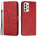 Samsung Galaxy A32 (4G) Quilted Series Pung Taske med Stativ (Open Box - God stand) - Rød