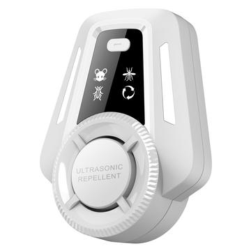 R1 Smart ultralyds-skadedyrsafskrækkeren med LED-indikator - stikmodel - hvid