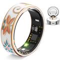 R18 Elegant emalje-smartring - størrelse: 20.6mm